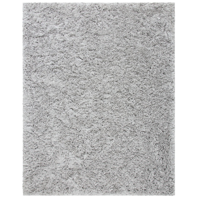 Ingris Ocean Shag Hand Tufted Performance Solid Color Rug, Rectangle 4' x 6'