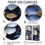 Ornement bleu et violet mauve - art mural traditionnel bleu-2127438203-2127438202-2127438200