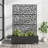 Metal Planter Box with Trellis with Wheels-1151878042