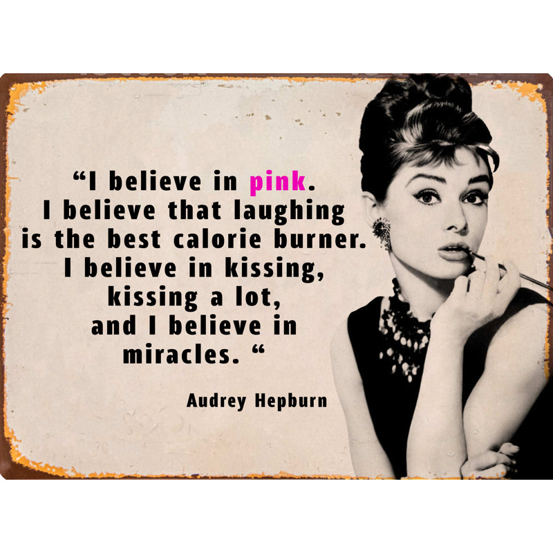 Audrey Hepburn - No Frame Memorabilia, Gallery Metal, 40cm H x 50.7cm W