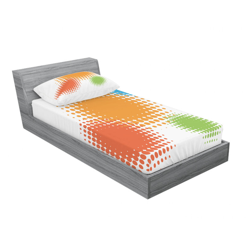 Microfiber Sheet Set, Twin Sheet Set with Fitted Sheet