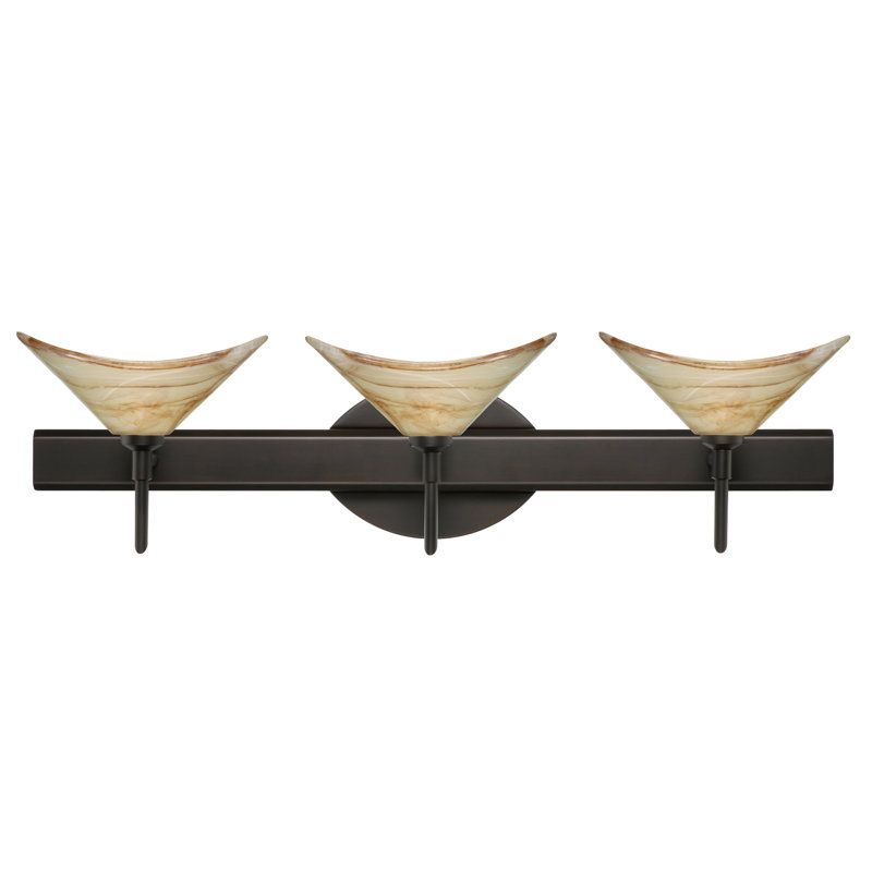 Hoppi 3 - Light Dimmable Vanity Light, Bronze, Mocha