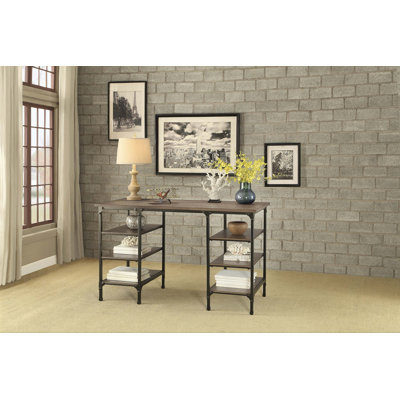 Bureau d'écriture à hauteur de comptoir 1pc avec 6 tablettes