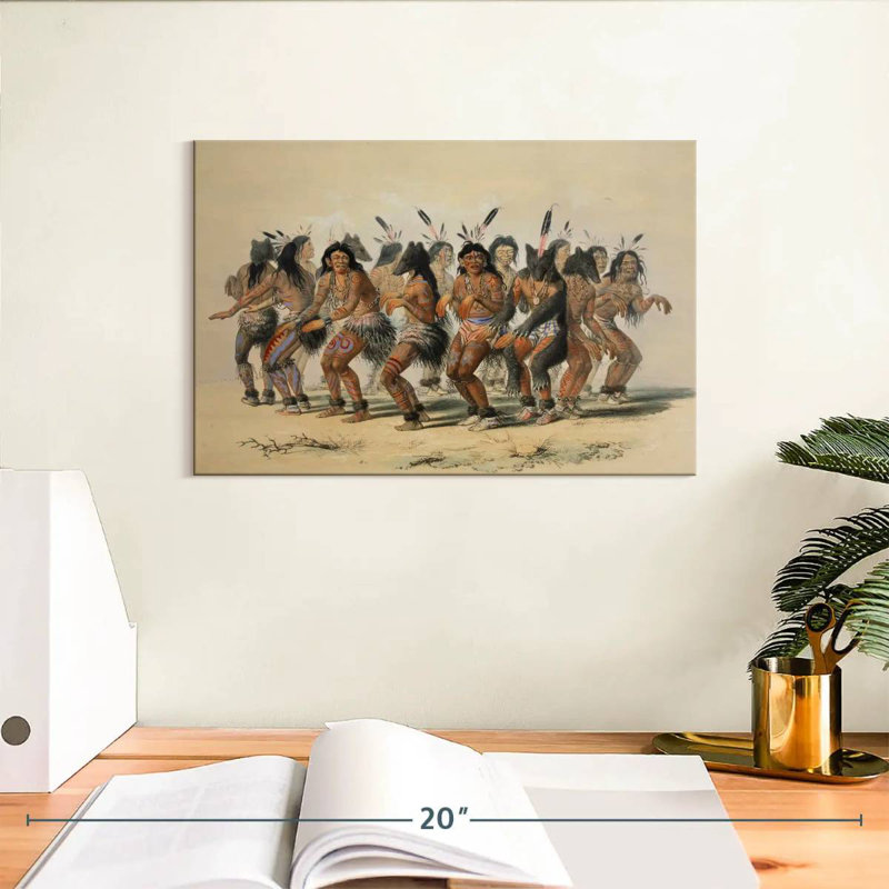 Lelar The Bear Dance 1845, 8" H x 12" W