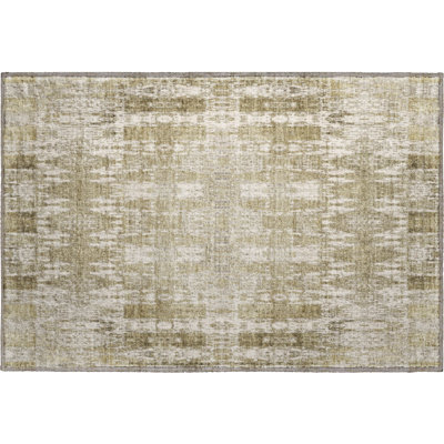 Tapis beige Cerrito AMF580 lavable à la machine de qualité supérieure
