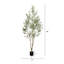 Olive artificielle avec pot-1267324232