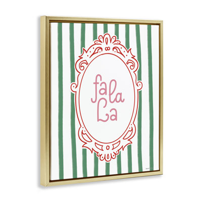Cadre flottant Fa Fa La La Ornate, design par Rachel Nieman