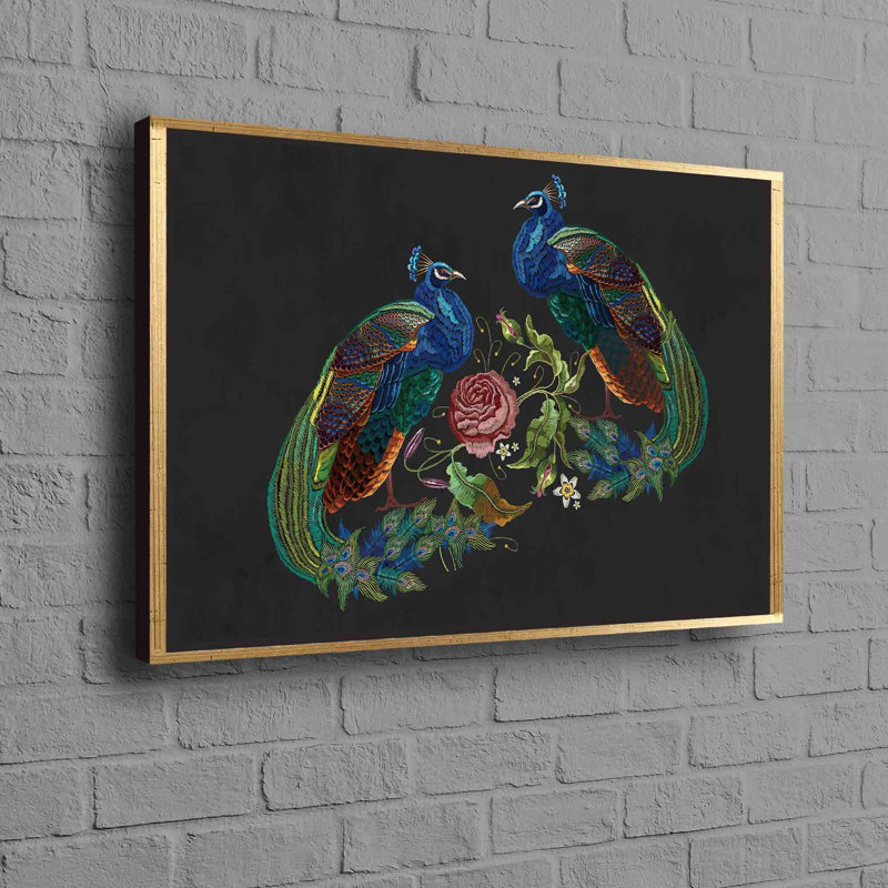 Print on Canvas, 25 cm H x 35 cm W, White Floater Framed