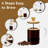 Glass French Press Coffer Maker with Bamboo Lid, 20 oz