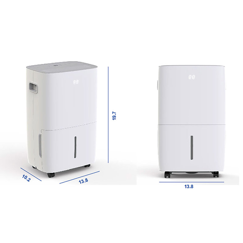 JHS 25.49 Pints Console Dehumidifier for Rooms up to 1500 Cubic Feet
