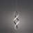 Interlace 1 - Light Black LED Unique/Statement Pendant