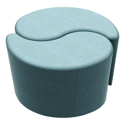 Learniture Structured Teardrop Stool -Flexible Modular Collaborative Soft Seating For Office, Home, Lounge And School Classrooms With Durable Frame 1002NLG