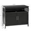 Buffet moderne, armoire de cuisine moderne, armoire à café avec tablette à 2 niveaux