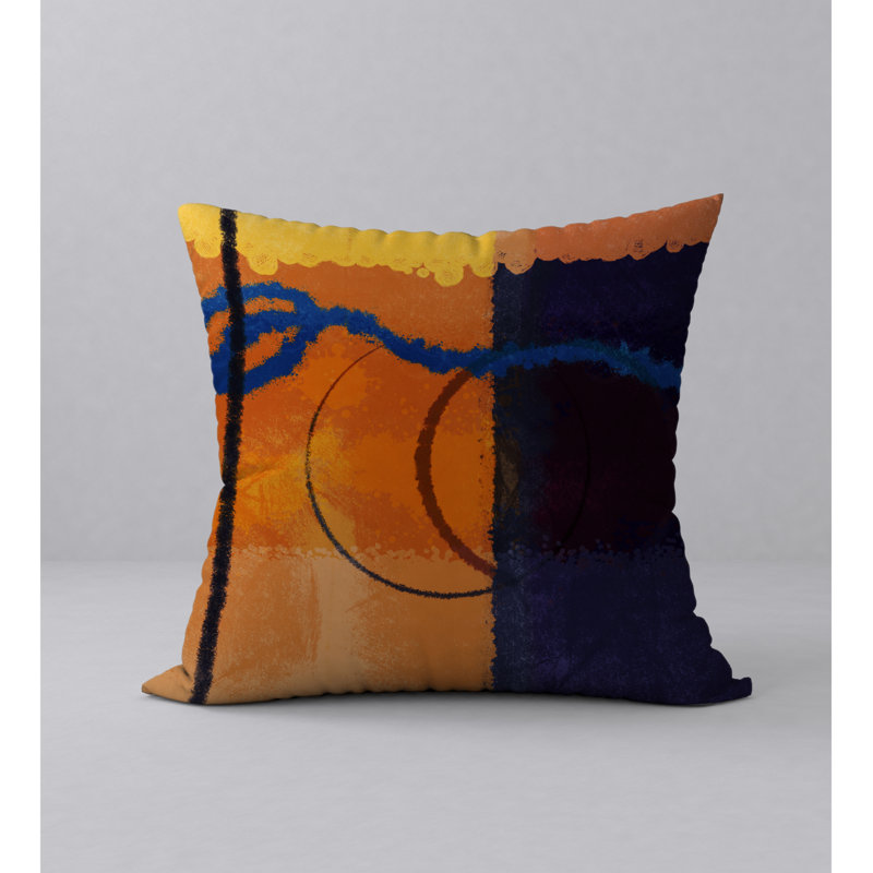 Reversible Throw Pillow, 18" x 18"