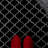 Metro Lantern Glossy Black 9-1/2" x 10-3/4" Porcelain Mosaic Floor and Wall Tile