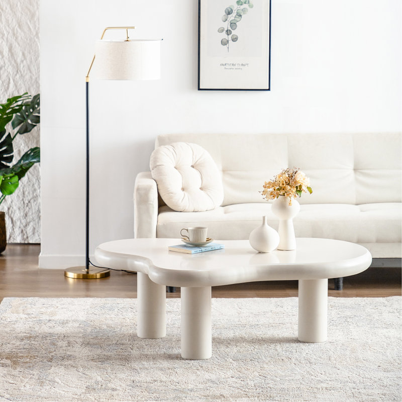 Table basse Cloud, Blanc