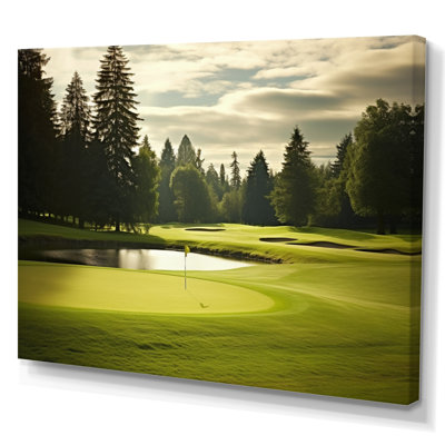 Golf Fairway Serenity - Golf Framed Art