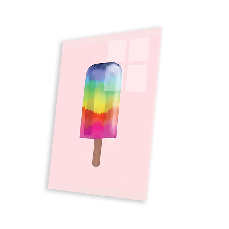 «Rainbow Popsicle» par Emanuela Carratoni - impression non encadrée, H 32 po x l 24 po x P 0,25 po