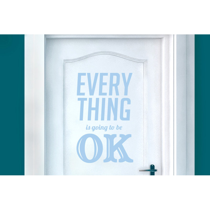 Wall Decal, Light Blue