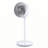 Simple Deluxe 7 Inch Stand Fan, 3 Speeds & 3 Modes, 15 Hours Timer, 70° Oscillating Circulating Fan, With Remote Control, Air Circulation Fan For Room, Indoor,White
