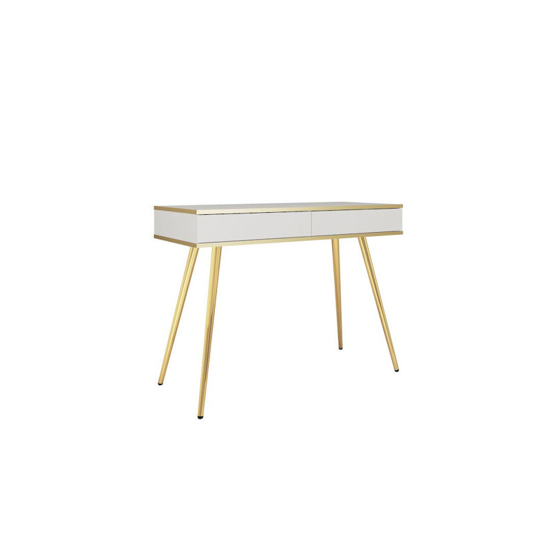 Oro Coffee Table with Storage, Cashmere/White