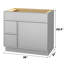 Base de meuble-lavabo simple 36 po seulement-95290428