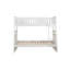 Lit simple simple / simple lit simple en bois d'ingénierie blanc transitionnel