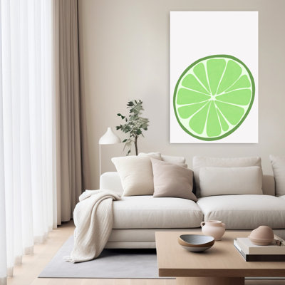 «Big Lime Vibrant Fruit», art mural