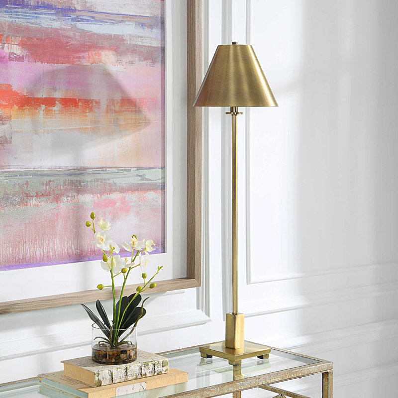  Pilot Brass Buffet Lamp