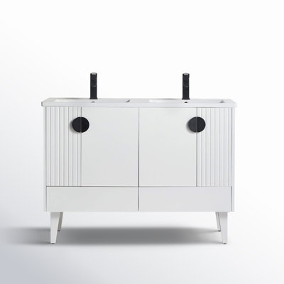 Saimah 47.25'' Double Bathroom Vanity