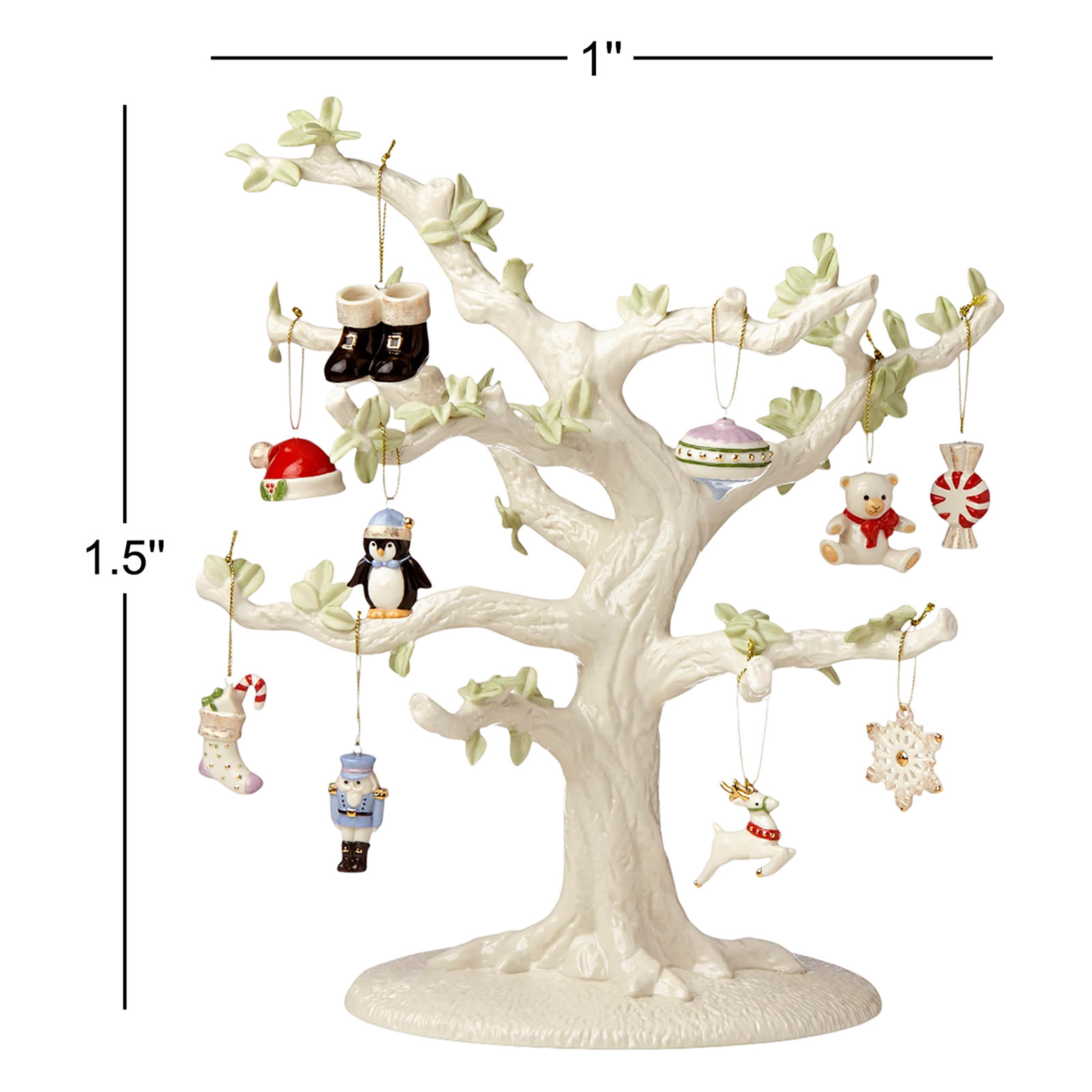 Ornament Trees 2" Porcelain Figurine