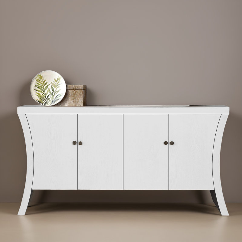 Buffet 59,02 po, Blanc