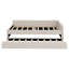 Lit plateforme tapissier avec port USB et lit gigogne-1018839791