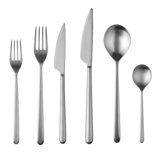 Linea Flatware Set - 36 Pieces - Black Gold