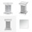 Jouse Glass Top End Table-618434922