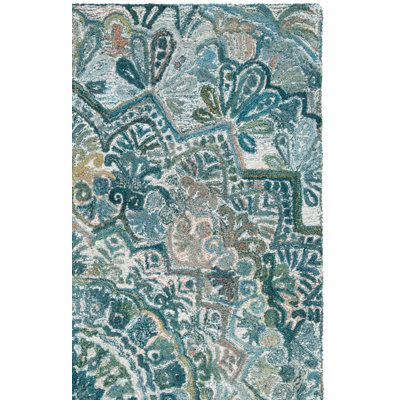 Loura Hand Tufted Performance Floral Rug