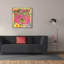  «Tropical Palm Trees» par Nicole DeCamp, art mural sur toile, 37 po x 37 po-1965092856