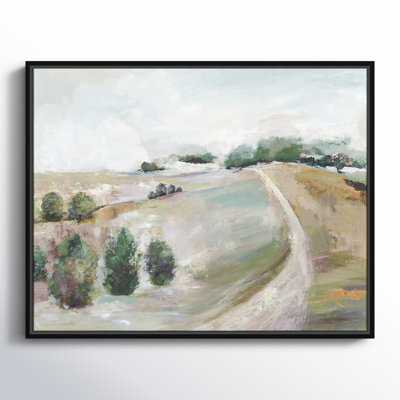 Kel Country Road Hill by Allison Pearce - Floater Frame Print on Canvas