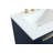 Broadlands 24 " W Freestanding Standard Free Standing 1 Single Vanity Bathroom Vanity With Engineered Marble Top-55784094