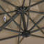 Parasol en porte-à-faux rond extérieur octogonal beige avec base et rotation à 360 degrés PURPLE LEAF-67120613-81150270