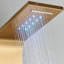 LED Shower Panel Tower Massage System Rain&Waterfall Jets Faucet Stainless Steel