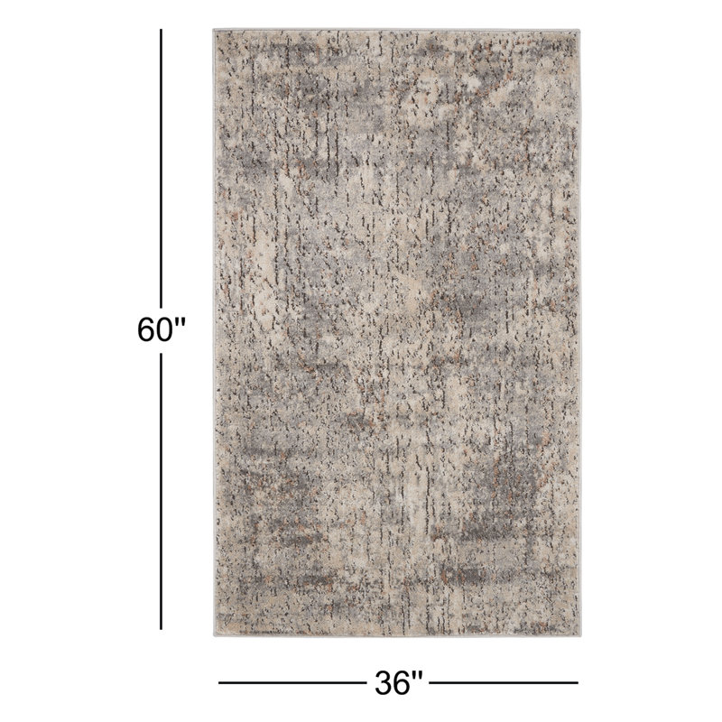 Addilyn Abstract Indoor Rug, Rectangle 3' x 5'