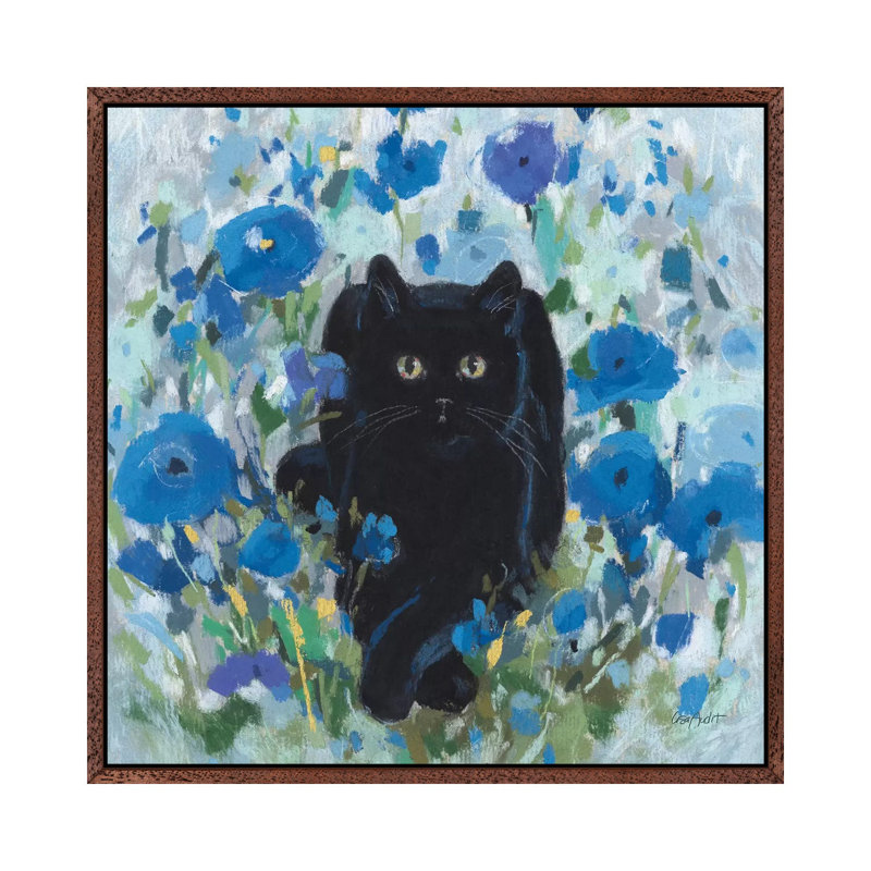 Blueming XIII by Lisa Audit - Print on Canvas, Classic Brown Wood Framed, 93.98 cm H x 93.98 cm W