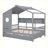 Modern Wooden House Bed With Trundle And Storage Shlef-804752981-804752982