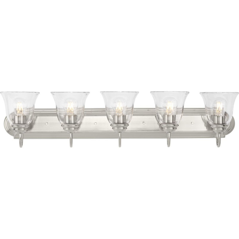 5 - Light Dimmable Vanity Light, Silver