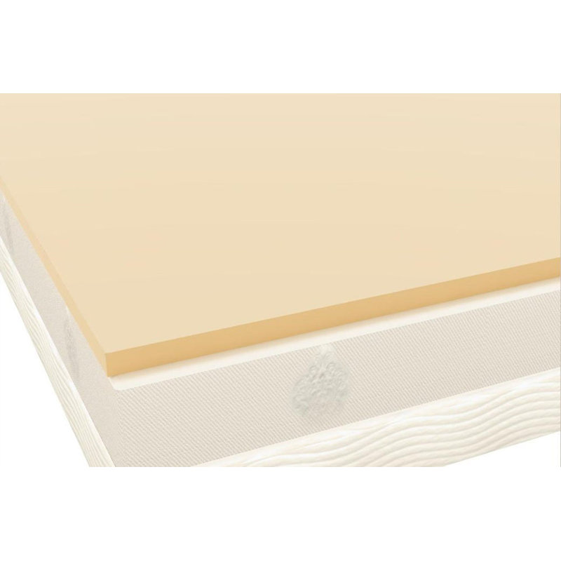PlushBeds 5 lb Density Memory Foam Mattress Topper, Full, 2 inches