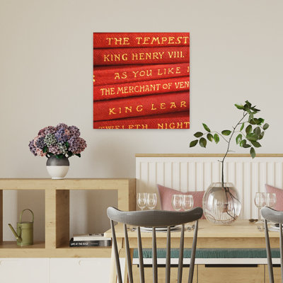 Art rétro Shakespeare II avec livres fermés