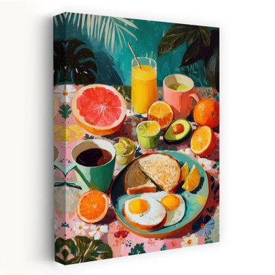 «Vibrant Tropical Petit déjeuner»