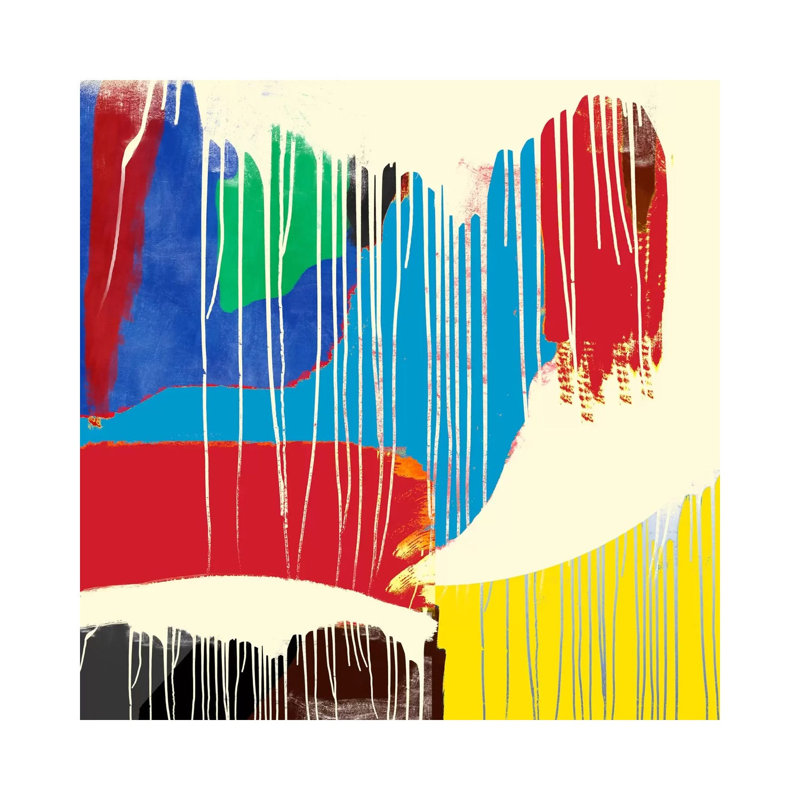 Weeping Colors by 5by5collective - Wrapped Canvas Print, 30.48 cm H x 30.48 cm W