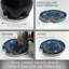 Ensemble de 2 sous-verres en pierre Bloom